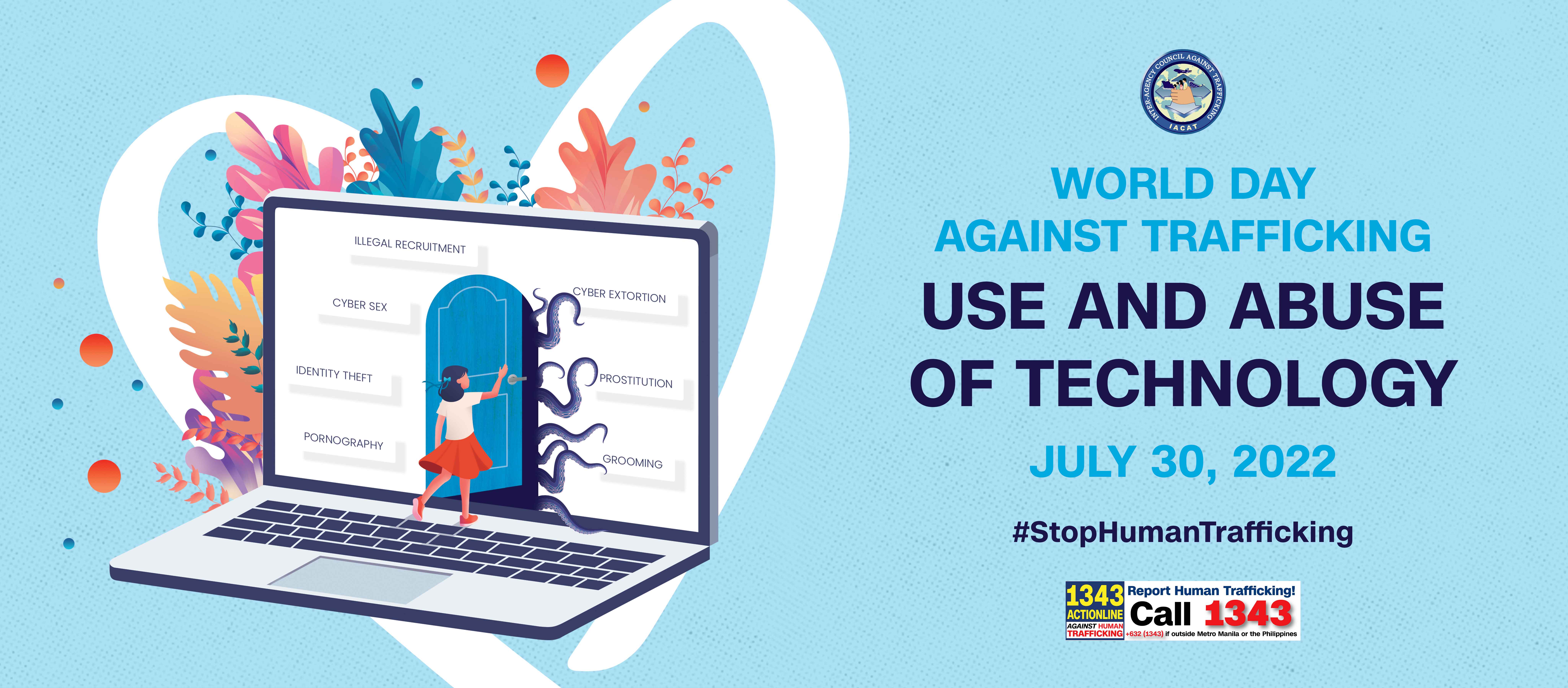 World Day Against Trafficking Use and Abuse of Technology